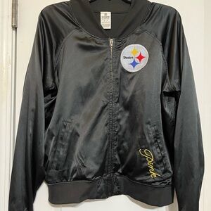 Victoria’s Secret Black Steelers Jacket